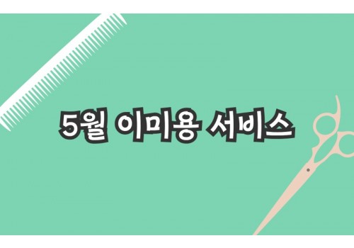 5월 이미용서비스